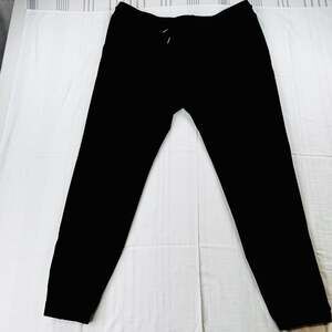 ZYIA Active Black Ribbed Drawstring Joggers XXXL